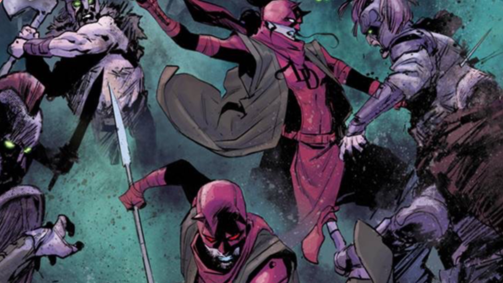 Marvel Elektra And Daredevil Kiss