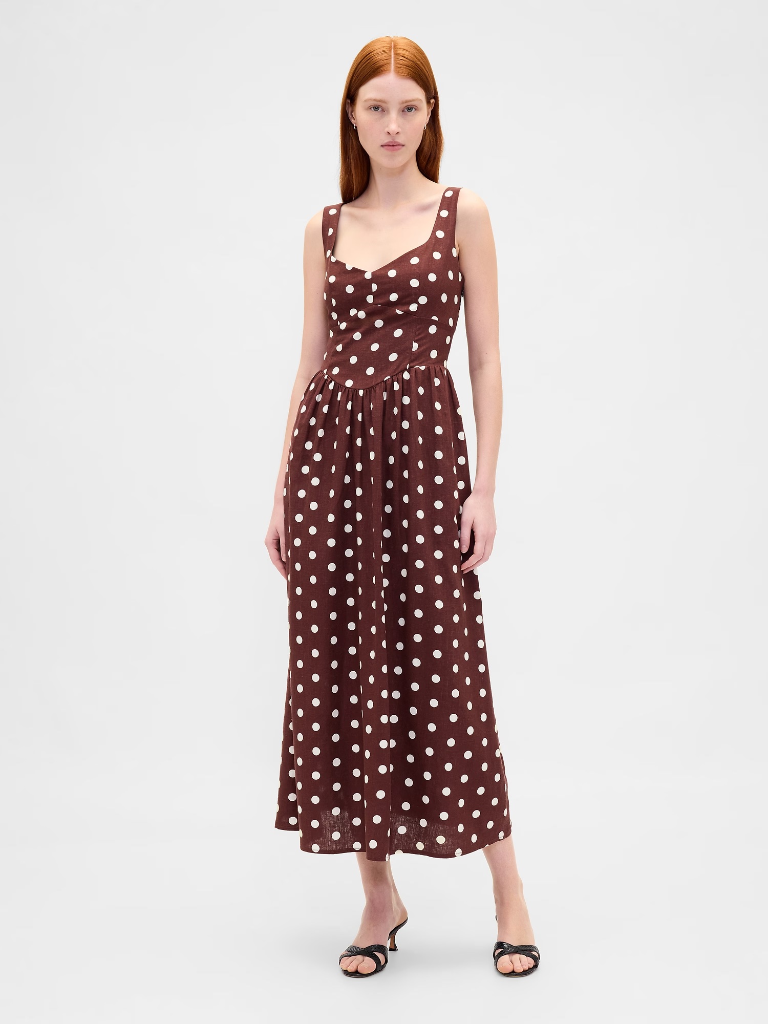 Gap, Seamed Drop-Waist Maxi Dress