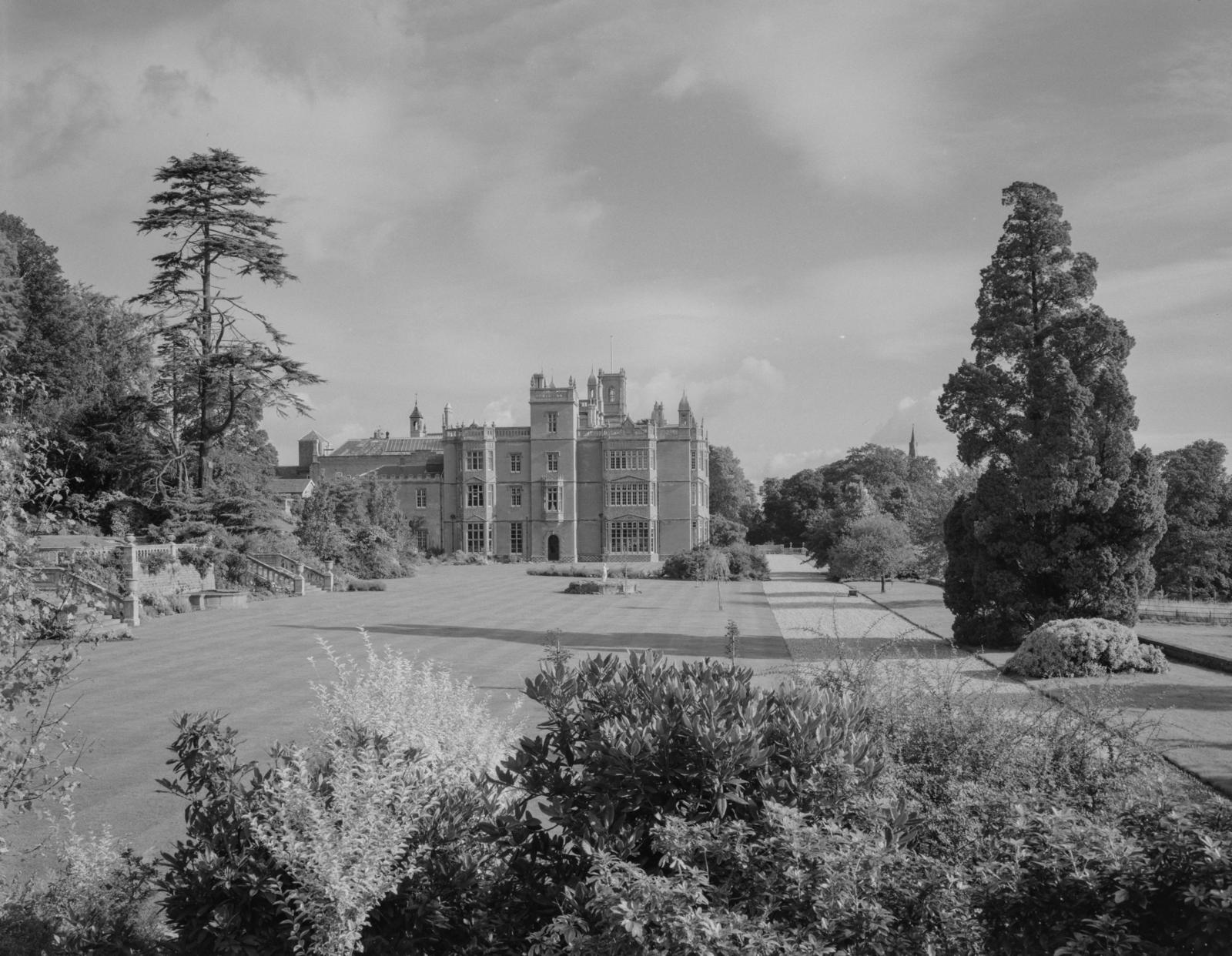 Englefield House in Black and white