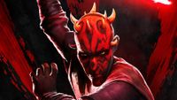 Darth Maul shown in promotional art for STAR WARS: MAUL - SHADOW LORD