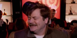 Nick Offerman as a dancing Ron Swanson on Parks and Recreation
