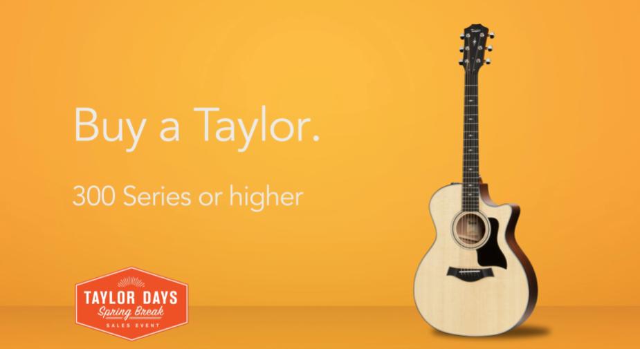 taylor guitar sale $99