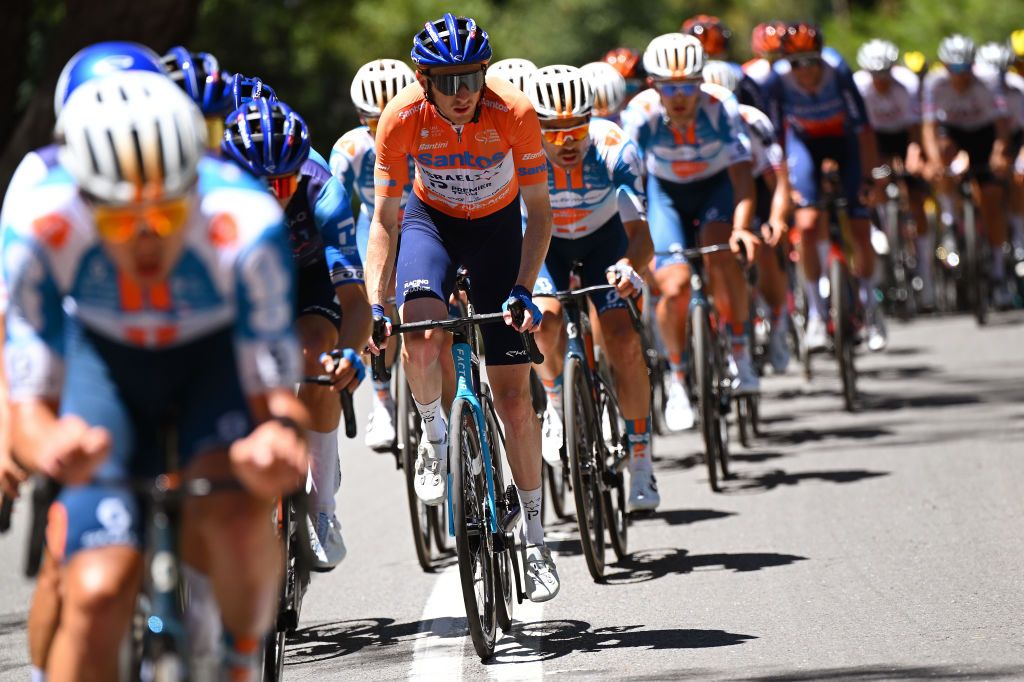 Stephen Williams (Israel-Premier Tech) in the peloton