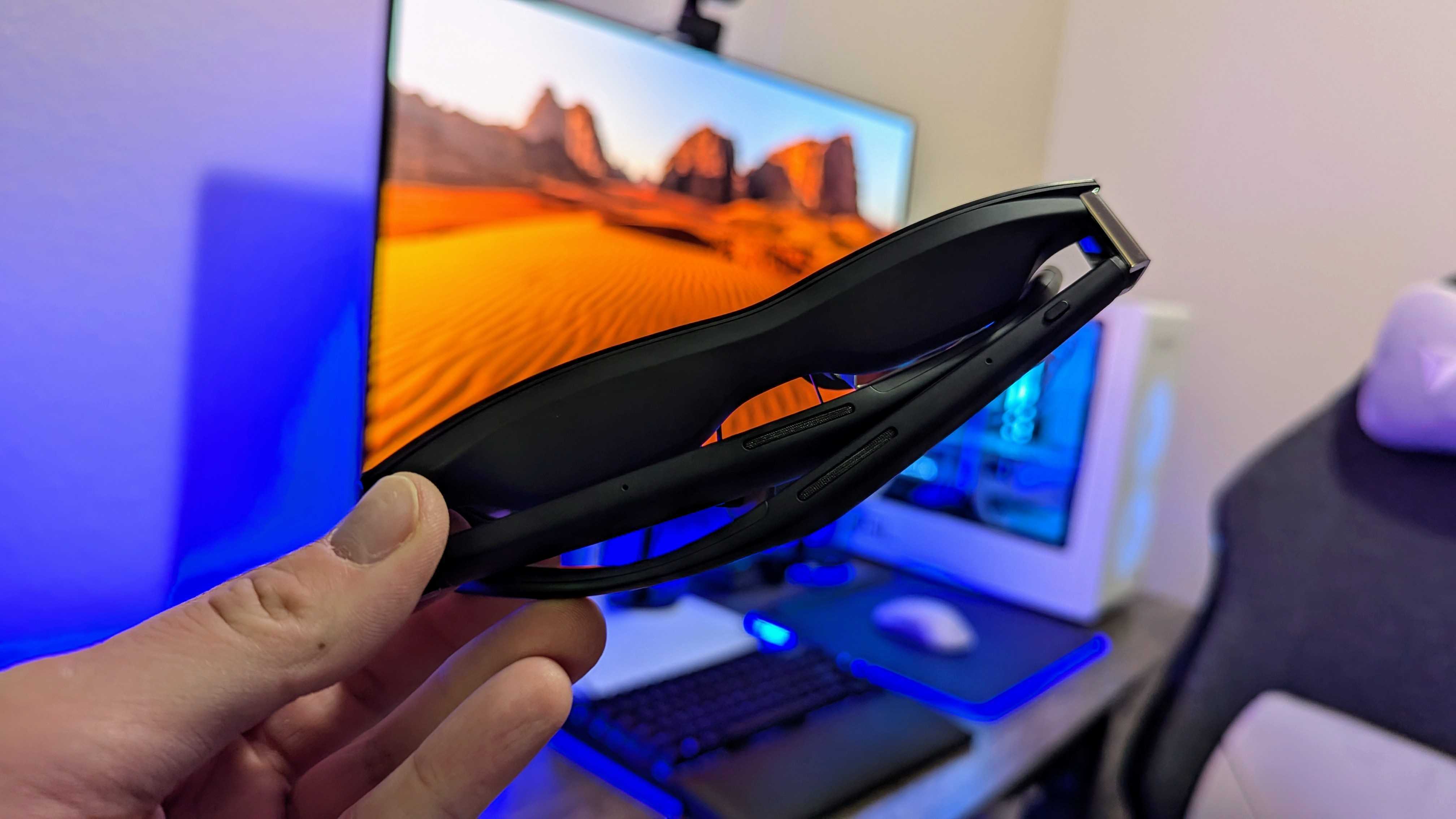 Image of the XREAL One Pro AR glasses.