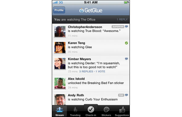 GetGlue (Free)