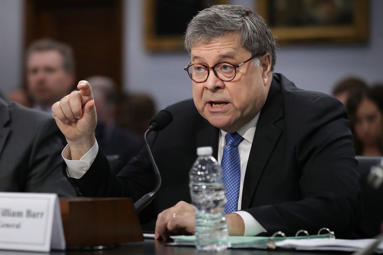 William Barr testifies in April