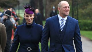 Zara Tindall and Mike Tindall attend Christmas Day Church service