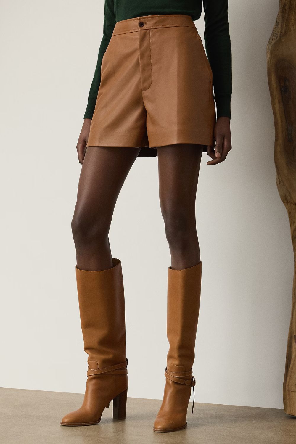 Ralph Lauren Josselyn Lambskin Short