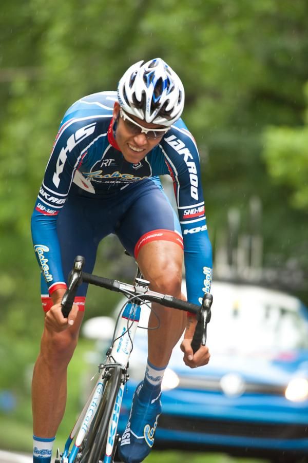 Devan Dunn (CashCall Mortgage) was both the best young rider and the top amateur in the stage 1 time trial.
