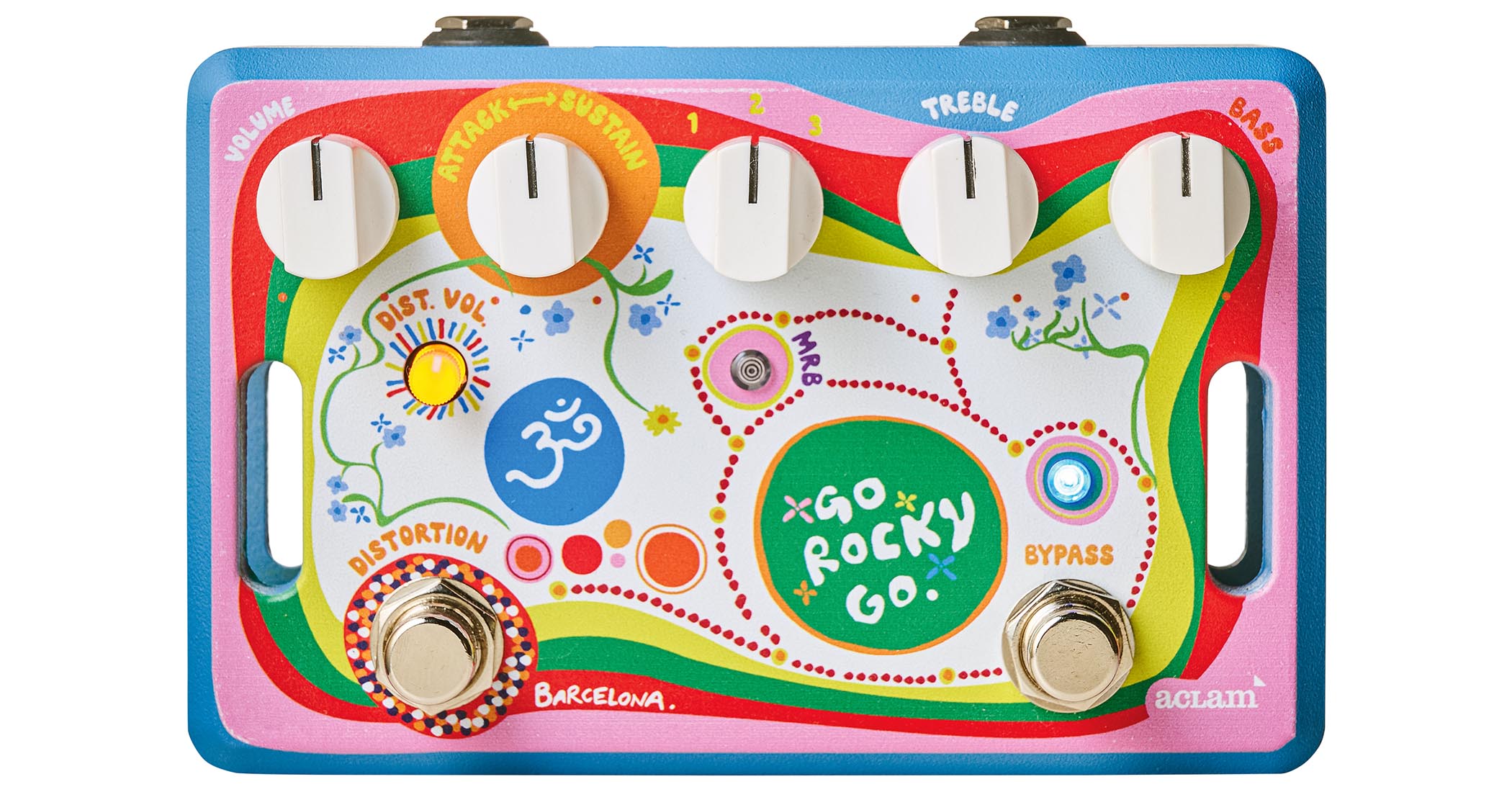Aclam Go Rocky Go: the Beatles-inspired preamp pedal is decorated in psychedelic graphics