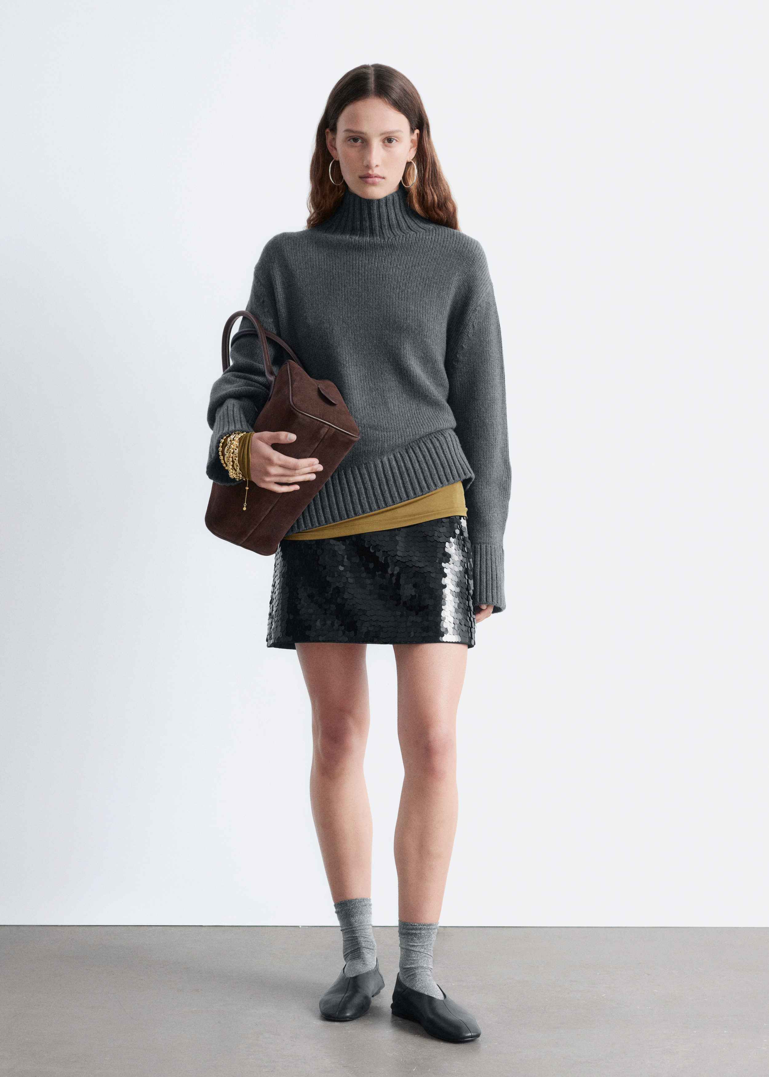 Cashmere-Blend Turtleneck Jumper