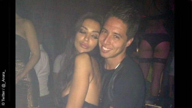 Anara Atanes and Samir Nasri