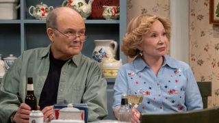 Red and Kitty at kitchen table in That '90s Show