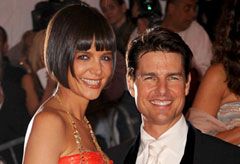 Tom Cruise and Katie Holmes at the Metropolitan Museum of Art's Costume Institure Gala