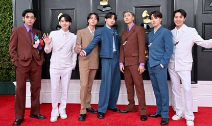 Suga, Jin, Jungkook, RM, Jimin and J-Hope of BTS in Las Vegas, Nevada. How to watch the Billboard Music Awards 2022
