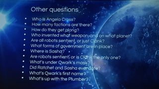 Fans wanted answers to all manner of questions, requiring Insomniac to lock down the game's improvised lore.