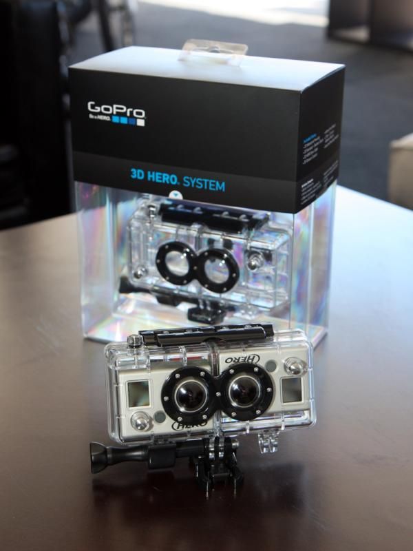GoPro's new 3D Hero system - touted as the world's smallest 1080p 3D camera - lets users create their own 3-D action videos and edit them as needed to suit various formats.