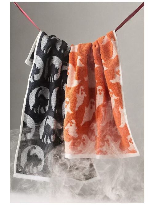 Icon Jacquard Spooky Dish Towels, Set of 2