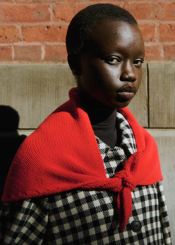 Eli Scarf - Red - Yak - S&amp;eacute;zane