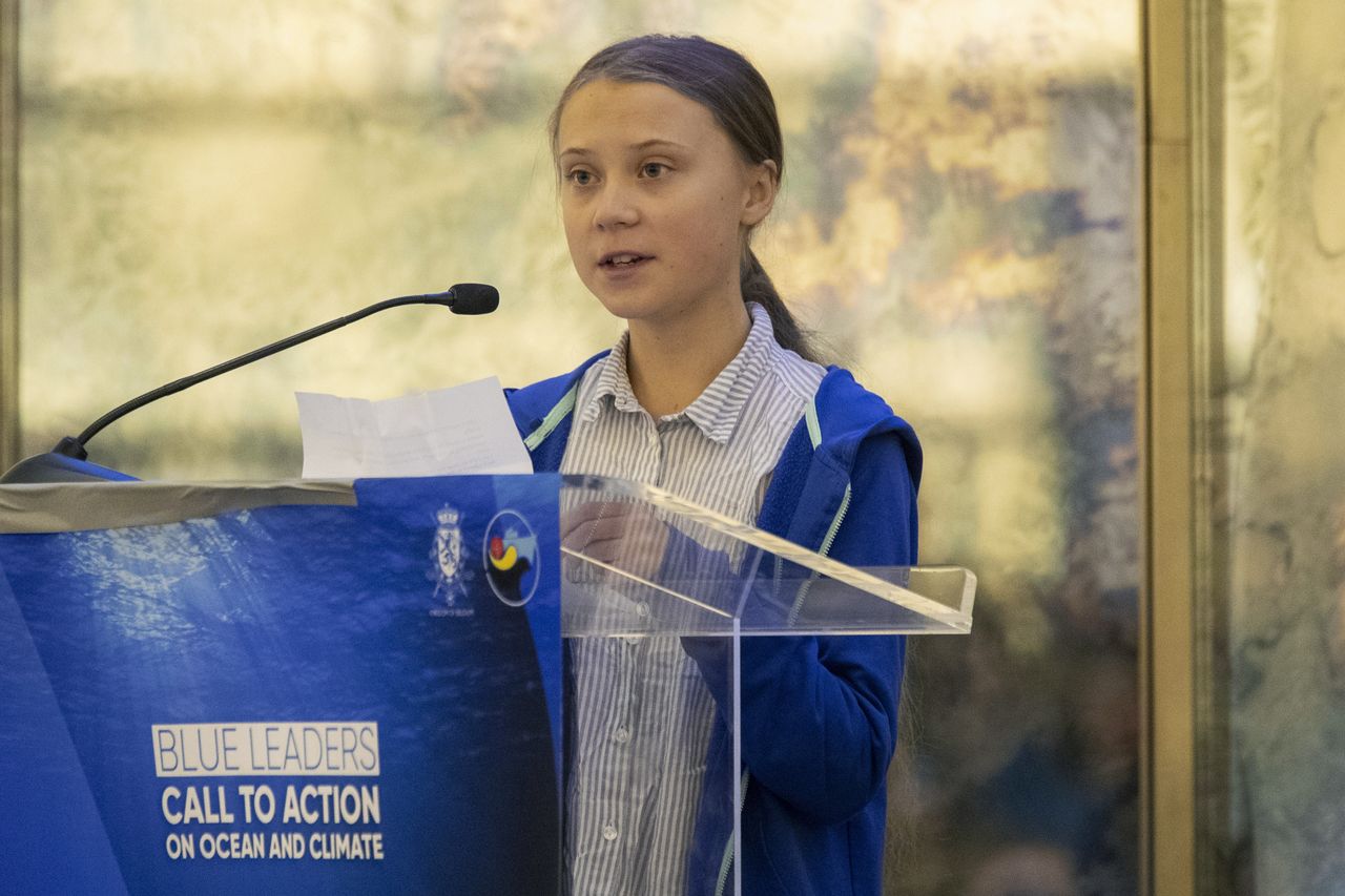 Greta Thunberg.