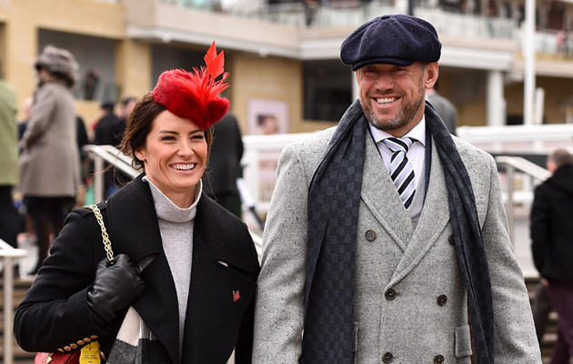 Sport swap: golfer Lee Westwood and his girlfriend Helen Story