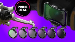 Picture of drone and some drone filters for a prime deal
