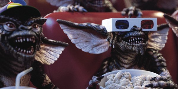 The Gremlins enjoying a movie