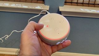 Echo Dot with Clock privacy