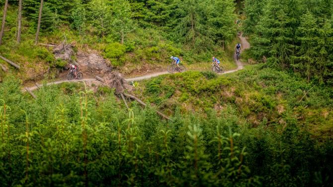 The men out on course
