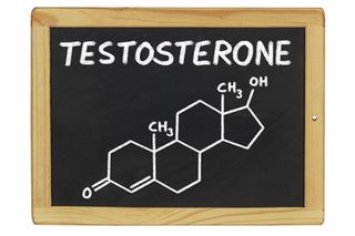 The chemical structure of testosterone