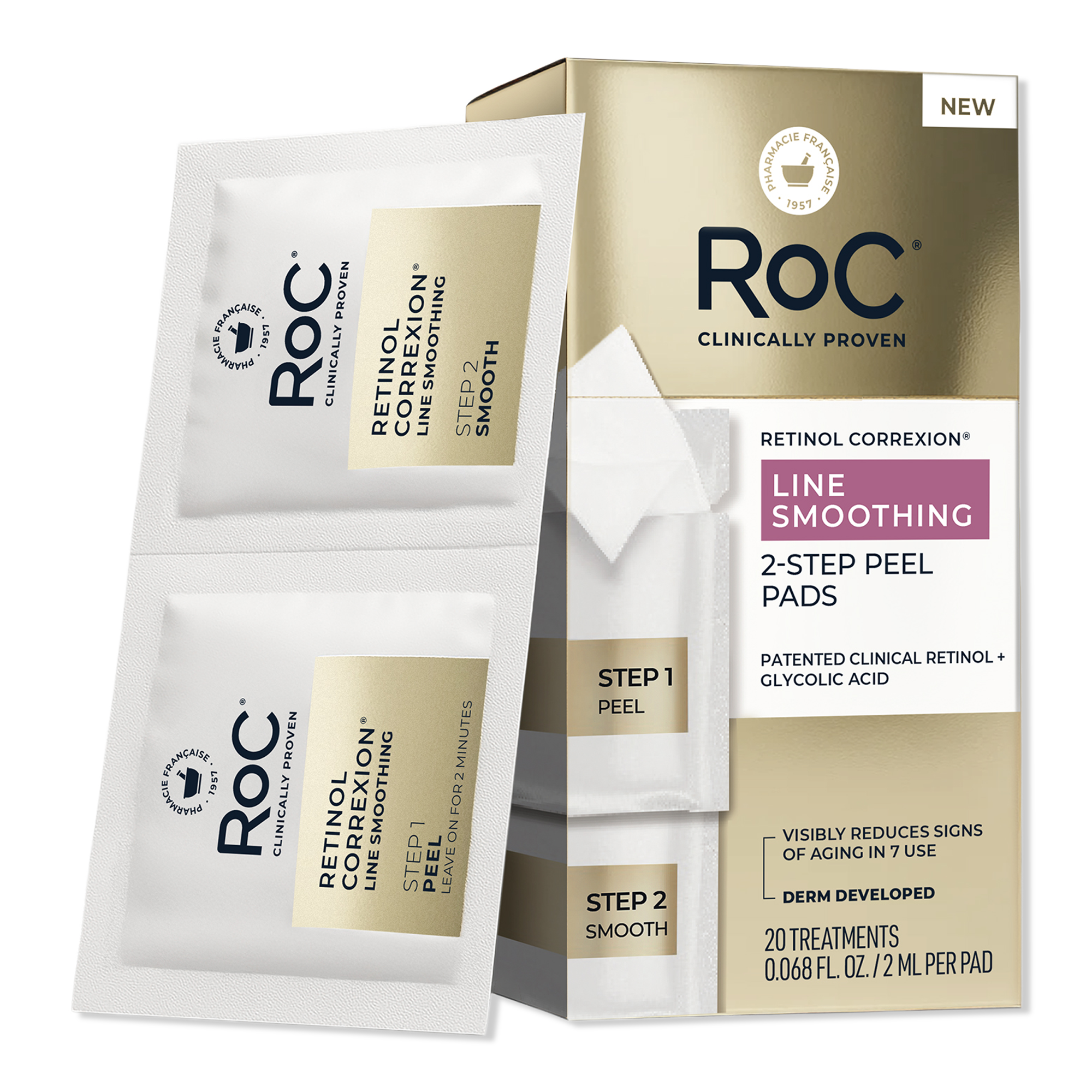 Retinol Correxion Line Smoothing 2-Step Peel Pads