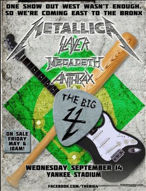 The Big Four Announce New York City show | Guitar World
