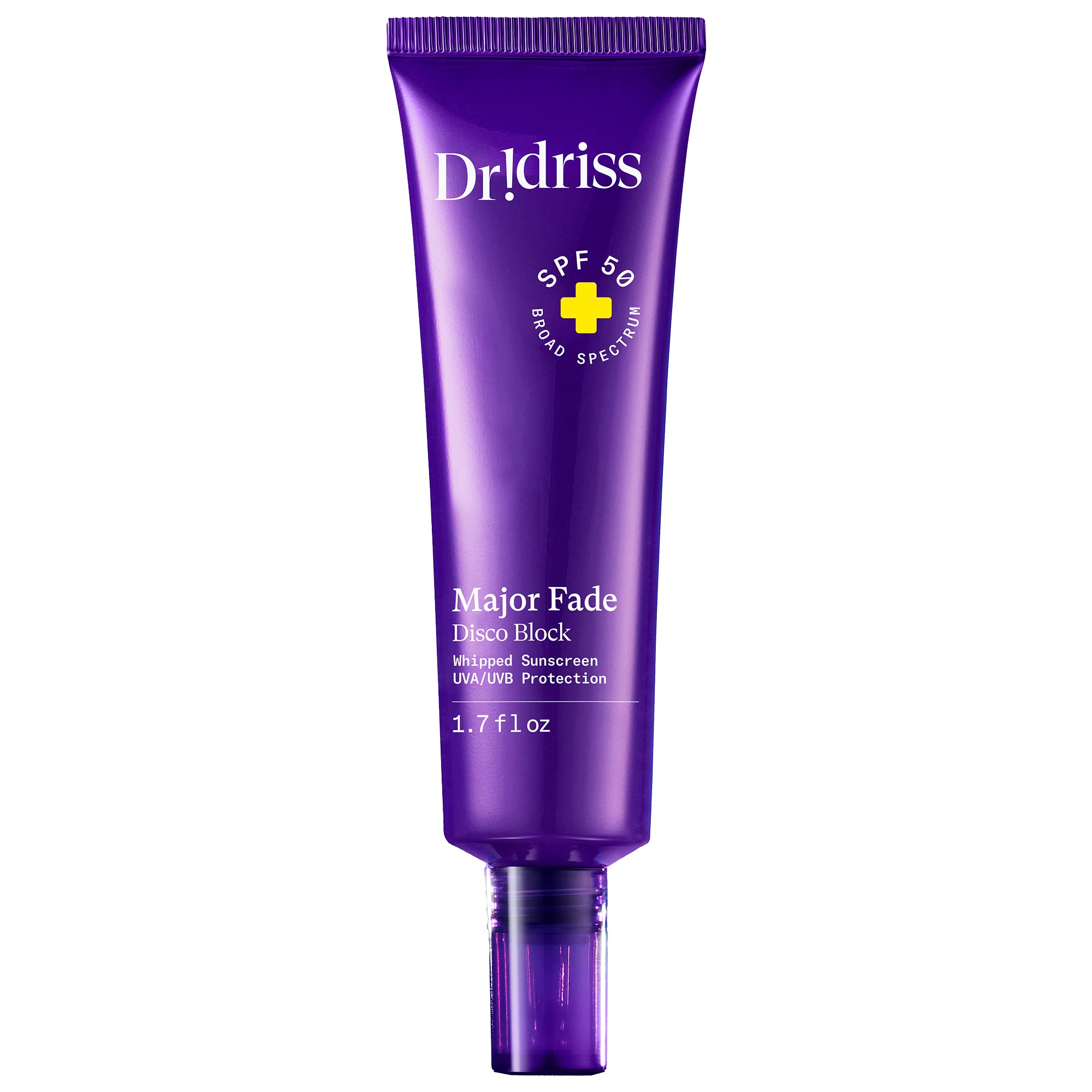 Major Fade Disco Block Discoloration Treatment Spf 50 Broad-Spectrum Sunscreen With Ceramides and Glycerin