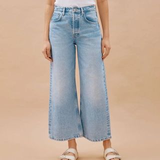 Albaray Wide Leg Cropped Jeans