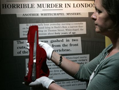 A knife allegedly used by Jack the Ripper.