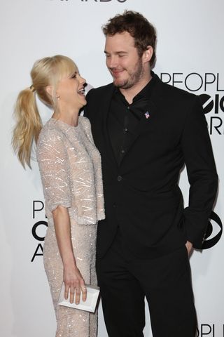 Anna Farris And Chris Pratt At The People's Choice Awards