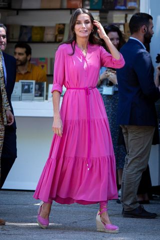 Queen Letizia wearing