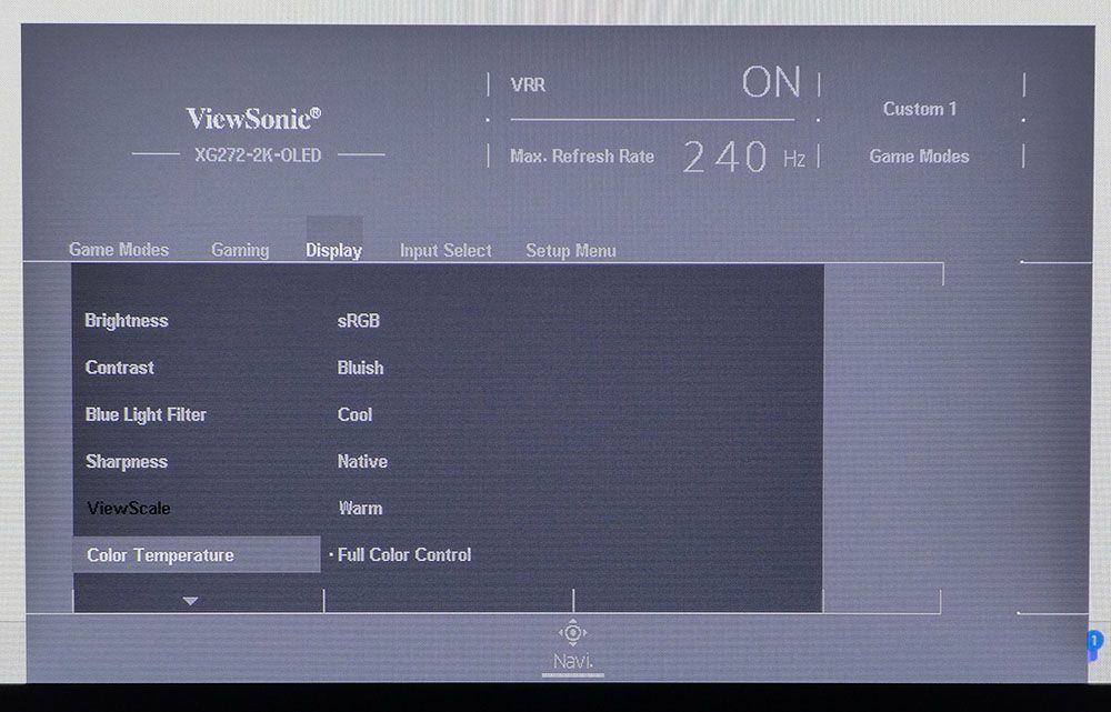ViewSonic XG272-2K-OLED