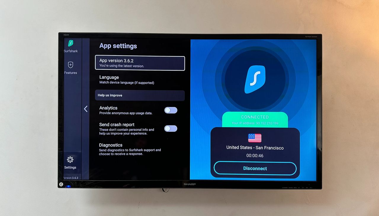 Surfshark VPN setup on a Fire Stick