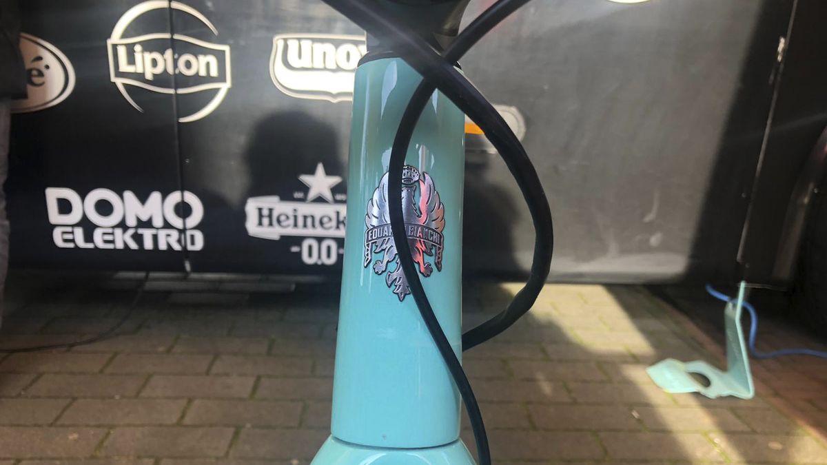 Wout Van Aert's Bianchi Zolder Pro
