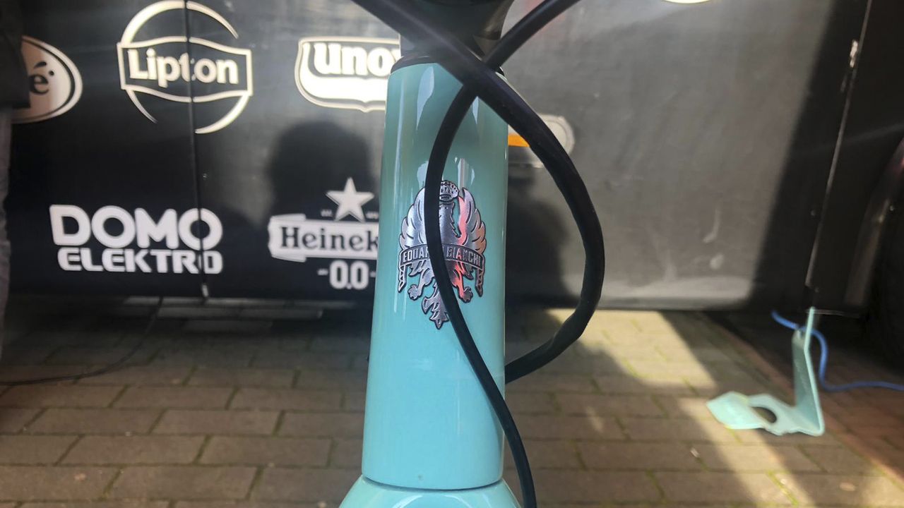 Wout Van Aert's Bianchi Zolder Pro