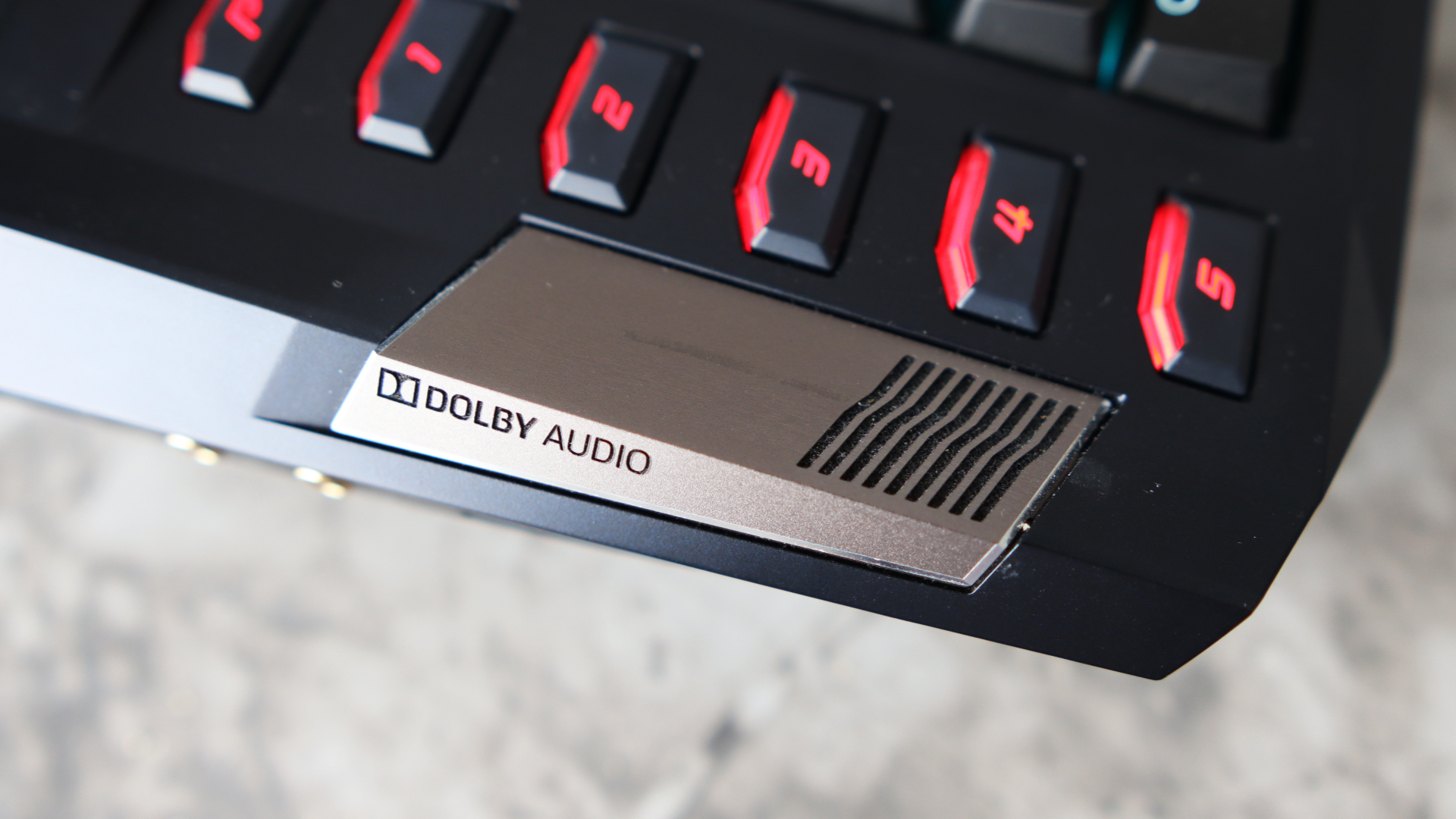 Acer Predator 21X gaming laptop on a marble table top