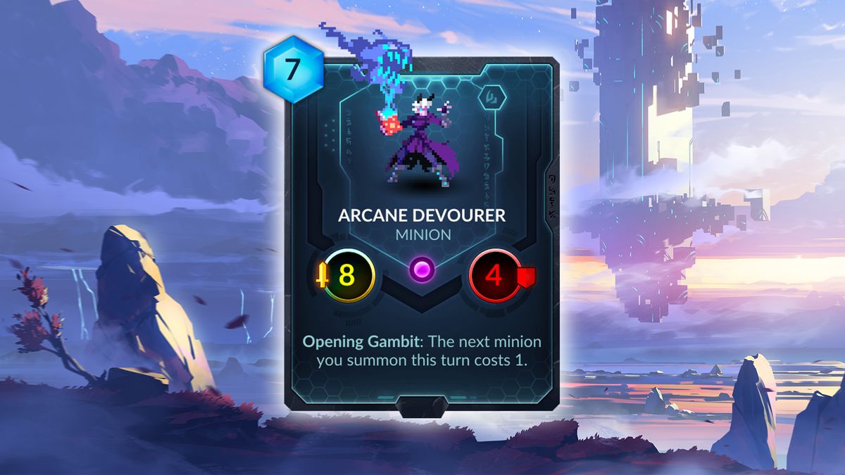 Arcane Devourer (Abyssian) &mdash; Counterplay specifically told me, "Ramp Abyssian is an archetype we'd like to bolster," and Arcane Devourer could certainly help with that. But an 8/4 body you effectively have to play on turn 8 (or combine with Darkfire Sacrifice) means the second minion you summon better be worth it.