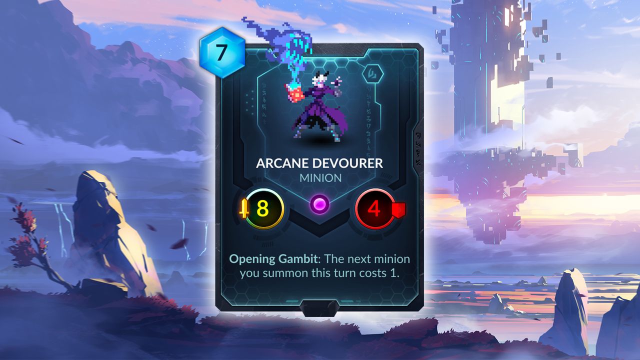 Arcane Devourer (Abyssian) &mdash; Counterplay specifically told me, "Ramp Abyssian is an archetype we'd like to bolster," and Arcane Devourer could certainly help with that. But an 8/4 body you effectively have to play on turn 8 (or combine with Darkfire Sacrifice) means the second minion you summon better be worth it.