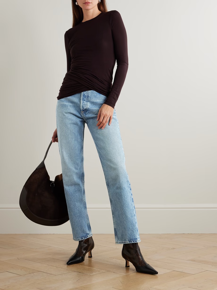 '90s Pinch Waist High-Rise Straight-Leg Recycled Jeans
