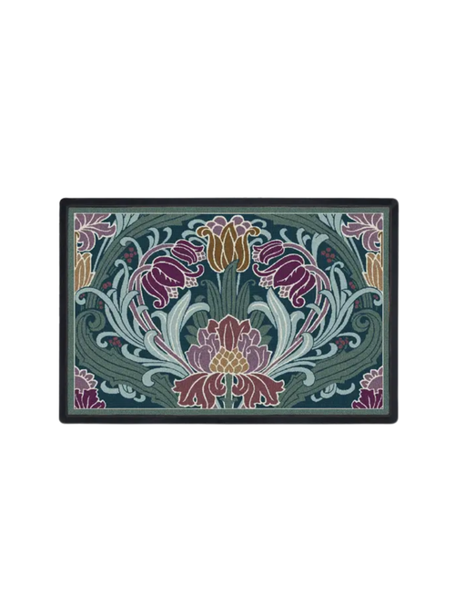 Flourish Teal Doormat