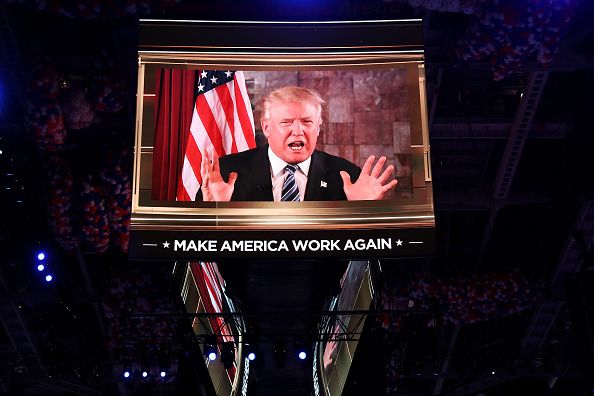 Donald Trump at the Republican National Convention.