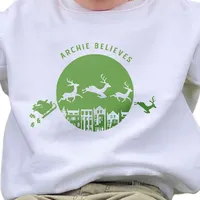 9. Personalised I Still Believe in SantaChristmas kids jumper - View at Joules