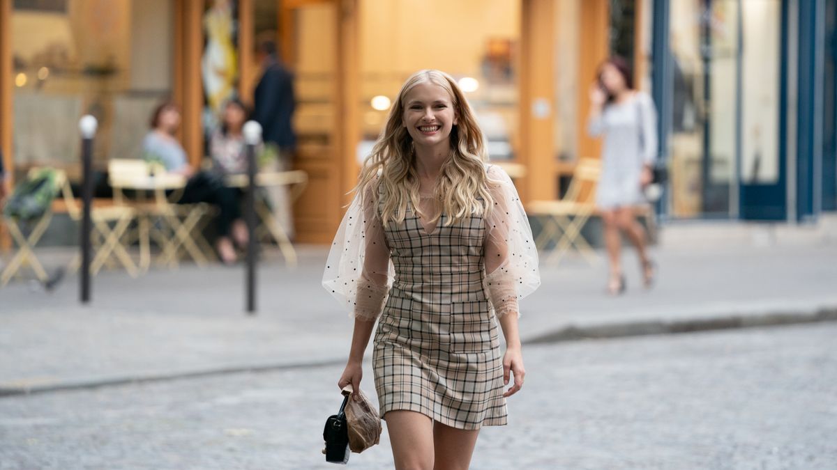 Camille Razat as Camille in Emily in Paris on Netflix.