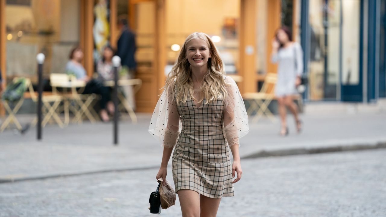 Camille Razat as Camille in Emily in Paris on Netflix.